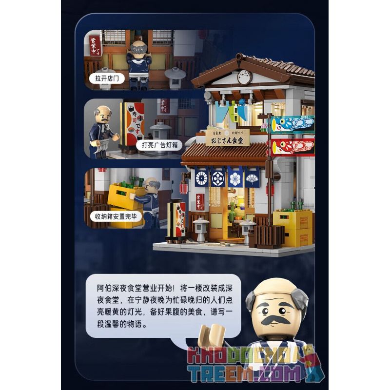 CADA DOUBLEE C66014 66014 non  CĂNG TIN ARBOR bộ đồ chơi xếp lắp ráp ghép mô hình Creator Sáng Tạo 861 khối