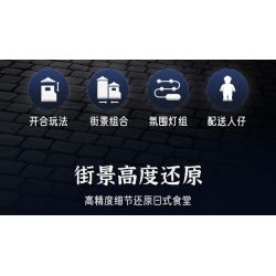 CADA DOUBLEE C66014 66014 non  CĂNG TIN ARBOR bộ đồ chơi xếp lắp ráp ghép mô hình Creator Sáng Tạo 861 khối