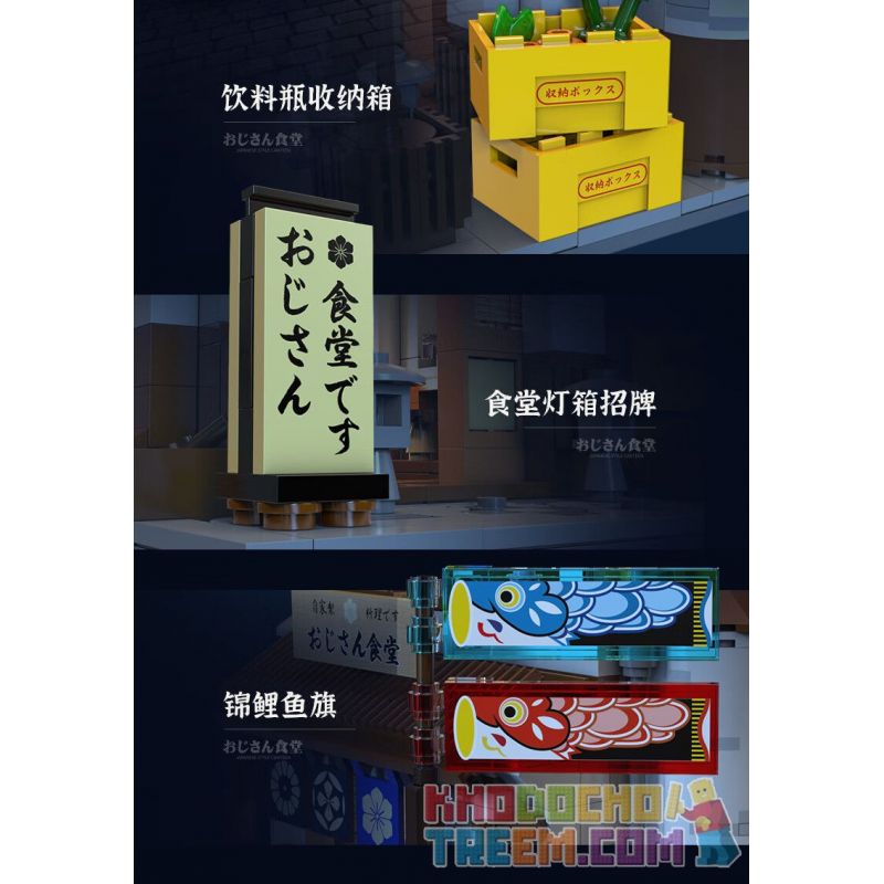 CADA DOUBLEE C66014 66014 non  CĂNG TIN ARBOR bộ đồ chơi xếp lắp ráp ghép mô hình Creator Sáng Tạo 861 khối