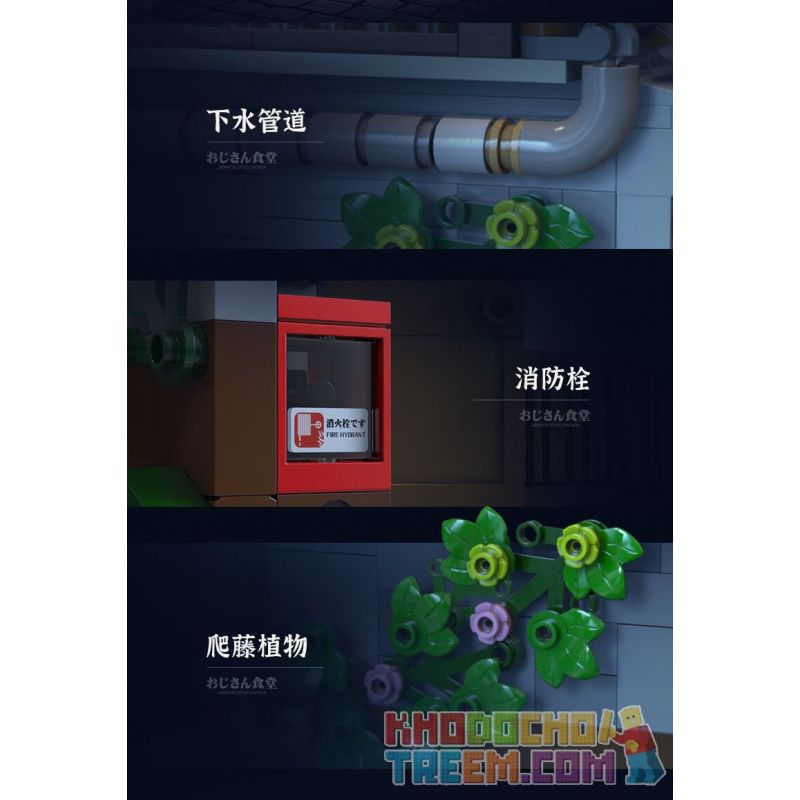 CADA DOUBLEE C66014 66014 non  CĂNG TIN ARBOR bộ đồ chơi xếp lắp ráp ghép mô hình Creator Sáng Tạo 861 khối