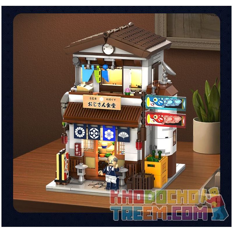 CADA DOUBLEE C66014 66014 non  CĂNG TIN ARBOR bộ đồ chơi xếp lắp ráp ghép mô hình Creator Sáng Tạo 861 khối