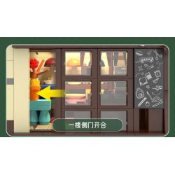 CADA DOUBLEE C66015 66015 non  CỬA HÀNG TẠP HÓA MÈO bộ đồ chơi xếp lắp ráp ghép mô hình Creator Sáng Tạo 921 khối