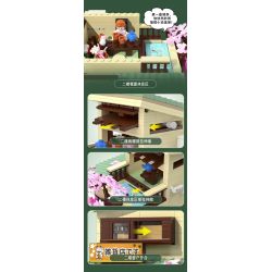 CADA DOUBLEE C66015 66015 non  CỬA HÀNG TẠP HÓA MÈO bộ đồ chơi xếp lắp ráp ghép mô hình Creator Sáng Tạo 921 khối