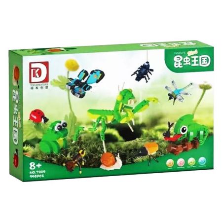 DK 7004 non  VƯƠNG QUỐC CÔN TRÙNG bộ đồ chơi xếp lắp ráp ghép mô hình Creator Sáng Tạo