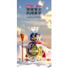 JAKI XWZB-23089 23089 XWZB23089 non  THÀNH PHỐ BĂNG MIXUE THÂN MÁY SIÊU VUA TUYẾT bộ đồ chơi xếp lắp ráp ghép mô hình 800 khối