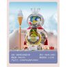 JAKI XWZB-23089 23089 XWZB23089 non  THÀNH PHỐ BĂNG MIXUE THÂN MÁY SIÊU VUA TUYẾT bộ đồ chơi xếp lắp ráp ghép mô hình 800 khối
