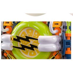 JAKI XWZB-23089 23089 XWZB23089 non  THÀNH PHỐ BĂNG MIXUE THÂN MÁY SIÊU VUA TUYẾT bộ đồ chơi xếp lắp ráp ghép mô hình 800 khối