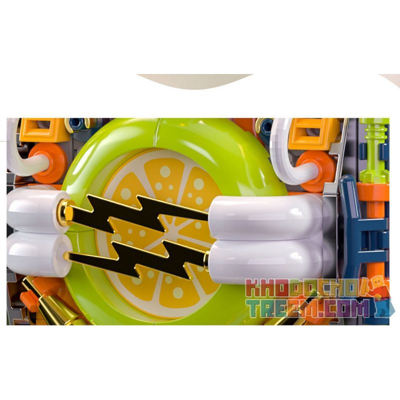 JAKI XWZB-23089 23089 XWZB23089 non  THÀNH PHỐ BĂNG MIXUE THÂN MÁY SIÊU VUA TUYẾT bộ đồ chơi xếp lắp ráp ghép mô hình 800 khối