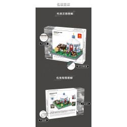 WANGE LIGAO DR.LUCK 4225 non  YURTS KHU TỰ TRỊ NỘI MÔNG TRUNG QUỐC bộ đồ chơi xếp lắp ráp ghép mô hình MONGOLIAN YURT 778 khối