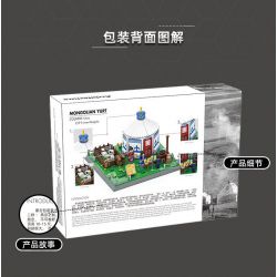 WANGE LIGAO DR.LUCK 4225 non  YURTS KHU TỰ TRỊ NỘI MÔNG TRUNG QUỐC bộ đồ chơi xếp lắp ráp ghép mô hình MONGOLIAN YURT 778 khối