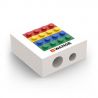 WANGE LIGAO DR.LUCK 6903 non  CÁI GỌT BÚT CHÌ bộ đồ chơi xếp lắp ráp ghép mô hình Gear BRICK PENCIL SHARPENER Đồ Lắp Ghép