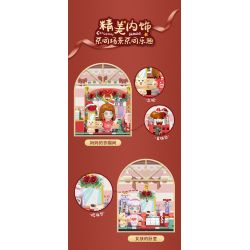 GEKKOSHA 804002 non  NGÔI NHÀ GIÁNG SINH DỄ THƯƠNG bộ đồ chơi xếp lắp ráp ghép mô hình Creator MERRY CHRISTMAS Sáng Tạo