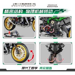 XIANGJUN XJ-382D 382D XJ382D non  XE MÁY bộ đồ chơi xếp lắp ráp ghép mô hình  Kỹ Thuật Công Nghệ Cao Mô Hình Phương Tiện 1069 khối