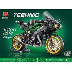 XIANGJUN XJ-382D 382D XJ382D non  XE MÁY bộ đồ chơi xếp lắp ráp ghép mô hình  Kỹ Thuật Công Nghệ Cao Mô Hình Phương Tiện 1069 khối