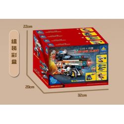 Kazi KY81057 81057 non  PHÁO HỦY DIỆT CỦA LEVI'S BÁO CHÁY bộ đồ chơi xếp lắp ráp ghép mô hình Military Army FIRELINE ALERT Quân Sự Bộ Đội 827 khối