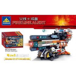 Kazi KY81057 81057 non  PHÁO HỦY DIỆT CỦA LEVI'S BÁO CHÁY bộ đồ chơi xếp lắp ráp ghép mô hình Military Army FIRELINE ALERT Quân Sự Bộ Đội 827 khối