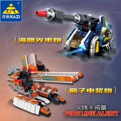 Kazi KY81057 81057 non  PHÁO HỦY DIỆT CỦA LEVI'S BÁO CHÁY bộ đồ chơi xếp lắp ráp ghép mô hình Military Army FIRELINE ALERT Quân Sự Bộ Đội 827 khối