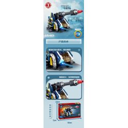 Kazi KY81057 81057 non  PHÁO HỦY DIỆT CỦA LEVI'S BÁO CHÁY bộ đồ chơi xếp lắp ráp ghép mô hình Military Army FIRELINE ALERT Quân Sự Bộ Đội 827 khối