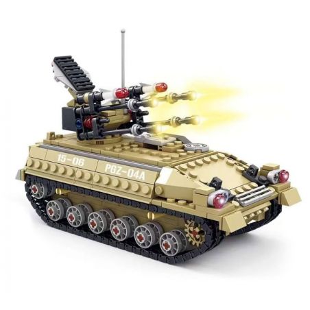 Kazi KY84158 84158 non  ĐẠI BÀNG SỨC MẠNH QUỐC GIA MỚI HỆ THỐNG PHÒNG KHÔNG PHÁO BINH PGZ-04A 25MM bộ đồ chơi xếp lắp ráp ghép mô hình Military Army ALL MILITARY FORCES ARE DEPLOYED Quân Sự Bộ Đội 578 khối