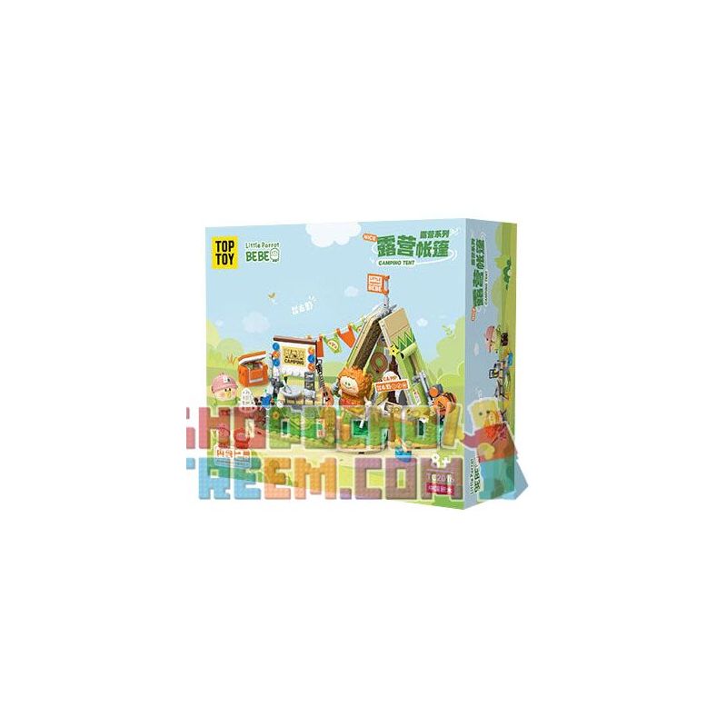 TOP TOY TC2016 2016 non Lego CẮM TRẠI CON VẸT NHỎ BEBE LỀU bộ đồ chơi xếp lắp ráp ghép mô hình Movie & Game RECREATIONAL TENT Phim Và Trò Chơi 320 khối