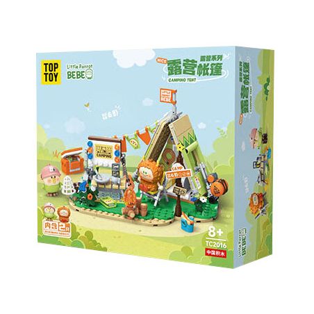 TOP TOY TC2016 2016 non  CẮM TRẠI CON VẸT NHỎ BEBE LỀU bộ đồ chơi xếp lắp ráp ghép mô hình Movie & Game RECREATIONAL TENT Phim Và Trò Chơi 320 khối