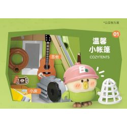 TOP TOY TC2016 2016 non  CẮM TRẠI CON VẸT NHỎ BEBE LỀU bộ đồ chơi xếp lắp ráp ghép mô hình Movie & Game RECREATIONAL TENT Phim Và Trò Chơi 320 khối