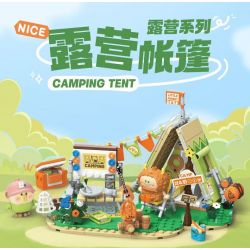 TOP TOY TC2016 2016 non  CẮM TRẠI CON VẸT NHỎ BEBE LỀU bộ đồ chơi xếp lắp ráp ghép mô hình Movie & Game RECREATIONAL TENT Phim Và Trò Chơi 320 khối