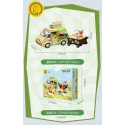 TOP TOY TC2015 2015 non  PARROT BEBE CAMPING XE CẮM TRẠI bộ đồ chơi xếp lắp ráp ghép mô hình Movie & Game RECREATIONAL VEHICLE Phim Và Trò Chơi 410 khối