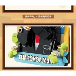 TOP TOY TC1513 1513 non  BẢO TÀNG NGHỆ THUẬT QI MEOW CON TRAI CỦA NGÔI SAO bộ đồ chơi xếp lắp ráp ghép mô hình Arts & Crafts CAT ART MUSEUM THE SON OF MAN