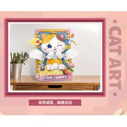 TOP TOY TC1512 1512 non  BẢO TÀNG NGHỆ THUẬT QIMIAO CUPID THẦN TÌNH YÊU bộ đồ chơi xếp lắp ráp ghép mô hình Arts & Crafts CAT ART MUSEUM CUPID‘S ARROW
