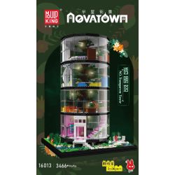 MouldKing 16013 Mould King 16013 non  THÁP TRONG SUỐT bộ đồ chơi xếp lắp ráp ghép mô hình Creator TRANSPARENT TOWER Sáng Tạo 3466 khối
