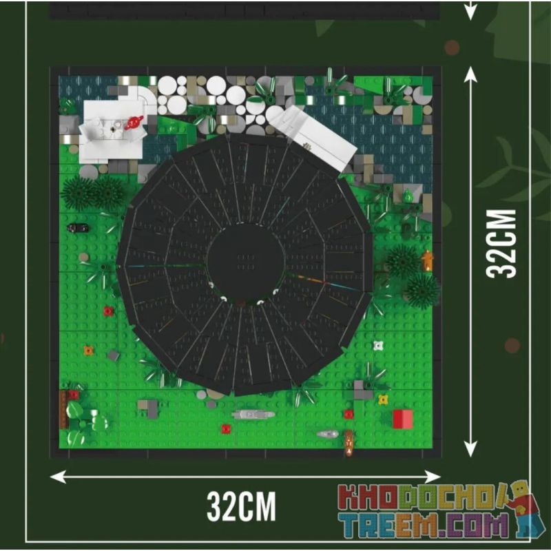 MouldKing 16013 Mould King 16013 non  THÁP TRONG SUỐT bộ đồ chơi xếp lắp ráp ghép mô hình Creator TRANSPARENT TOWER Sáng Tạo 3466 khối