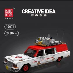 MouldKing 10071 Mould King 10071 non  XE BUÝT MA bộ đồ chơi xếp lắp ráp ghép mô hình Creator GHOST HUNTER BUS Sáng Tạo 2468 khối