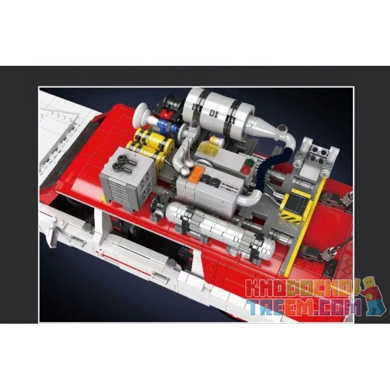 MouldKing 10071 Mould King 10071 non  XE BUÝT MA bộ đồ chơi xếp lắp ráp ghép mô hình Creator GHOST HUNTER BUS Sáng Tạo 2468 khối