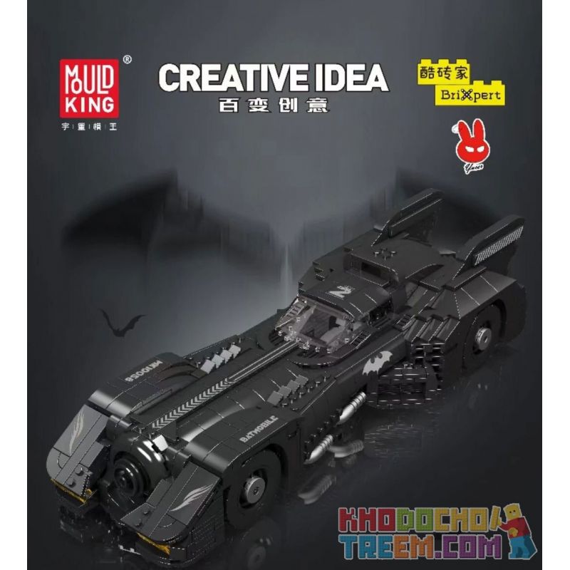 MouldKing 10058 Mould King 10058 non  DƠI ROADSTER bộ đồ chơi xếp lắp ráp ghép mô hình Creator BAT SPORTS CAR Sáng Tạo 1495 khối