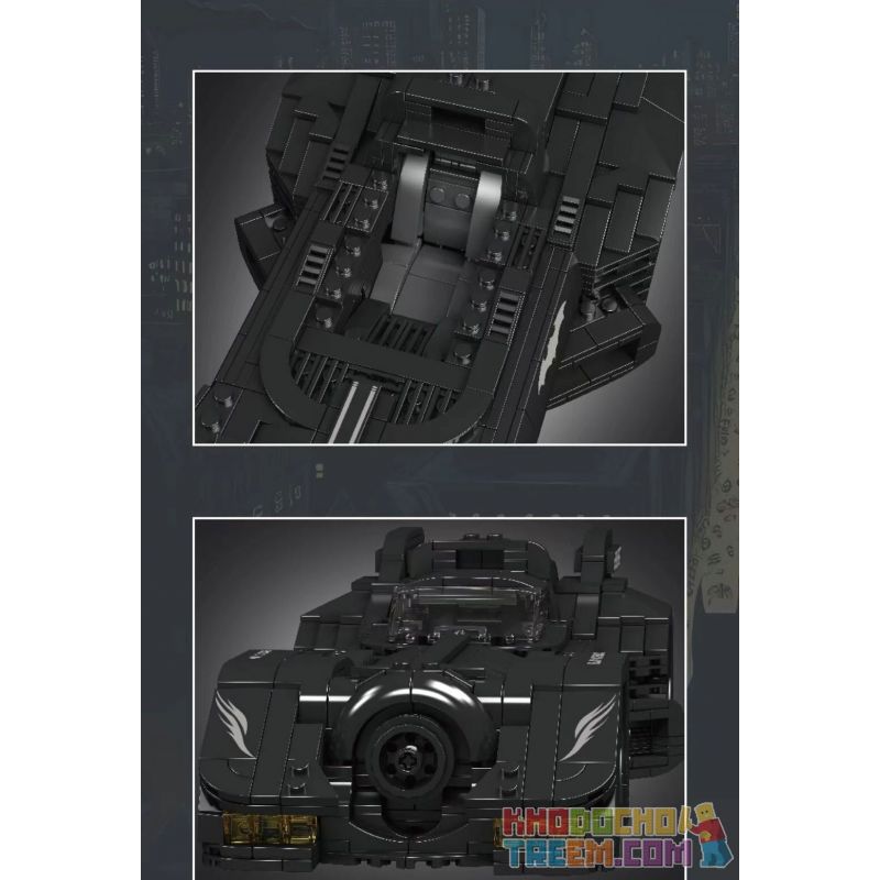 MouldKing 10058 Mould King 10058 non  DƠI ROADSTER bộ đồ chơi xếp lắp ráp ghép mô hình Creator BAT SPORTS CAR Sáng Tạo 1495 khối