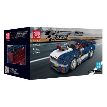 MouldKing 27048 Mould King 27048 non  MUSTANG 1967 bộ đồ chơi xếp lắp ráp ghép mô hình Speed Champions Racing Cars MINI LUXURY CAR MUSTANG 1967 Đua Xe Công Thức 376 khối