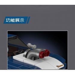 MouldKing 27048 Mould King 27048 non  MUSTANG 1967 bộ đồ chơi xếp lắp ráp ghép mô hình Speed Champions Racing Cars MINI LUXURY CAR MUSTANG 1967 Đua Xe Công Thức 376 khối