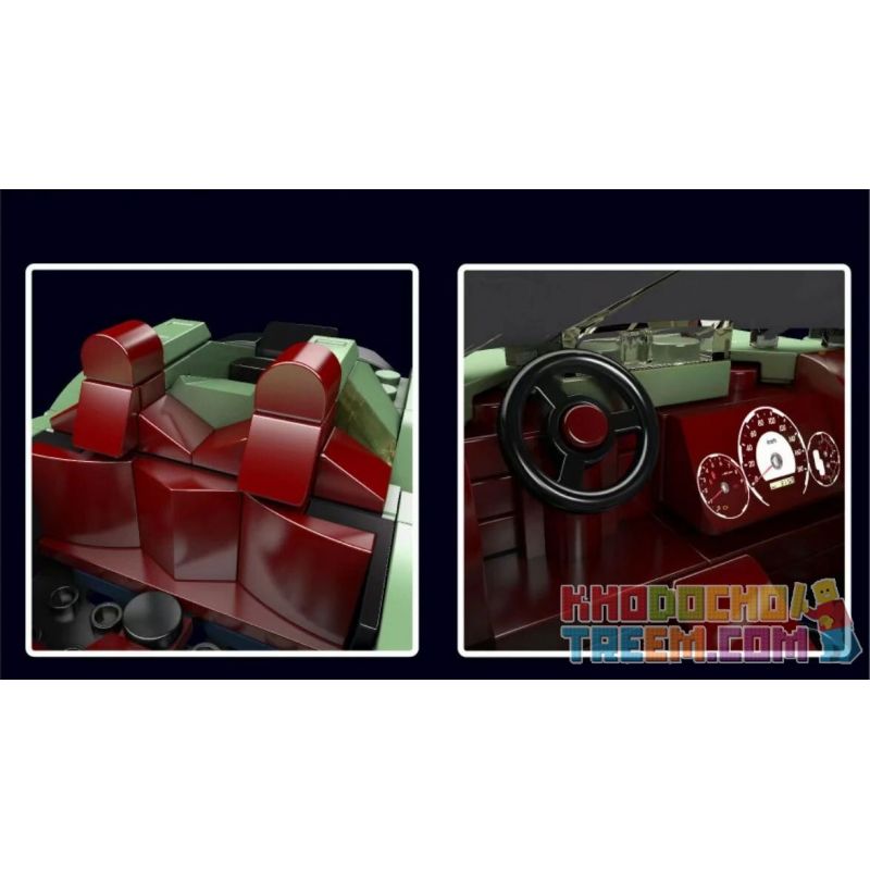 MouldKing 27046 Mould King 27046 non  T.SUPRA MUI TRẦN bộ đồ chơi xếp lắp ráp ghép mô hình Speed Champions Racing Cars MINI LUXURY CAR TOYOTA SUPRA Đua Xe Công Thức 348 khối