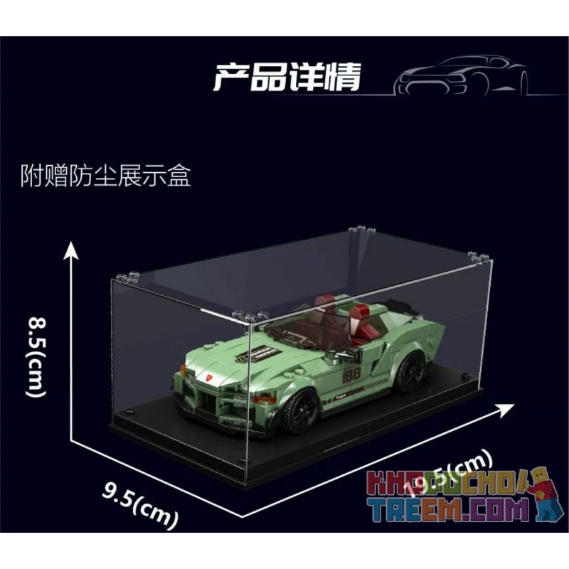 MouldKing 27046 Mould King 27046 non  T.SUPRA MUI TRẦN bộ đồ chơi xếp lắp ráp ghép mô hình Speed Champions Racing Cars MINI LUXURY CAR TOYOTA SUPRA Đua Xe Công Thức 348 khối