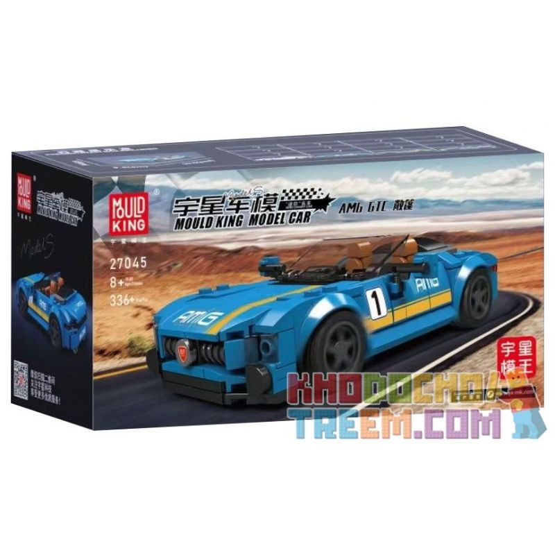 MouldKing 27045 Mould King 27045 non Lego AMG GTC MUI TRẦN bộ đồ chơi xếp lắp ráp ghép mô hình Speed Champions Racing Cars MINI LUXURY CAR Đua Xe Công Thức 336 khối