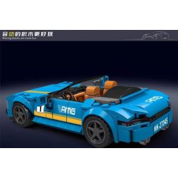 MouldKing 27045 Mould King 27045 non  AMG GTC MUI TRẦN bộ đồ chơi xếp lắp ráp ghép mô hình Speed Champions Racing Cars MINI LUXURY CAR Đua Xe Công Thức 336 khối
