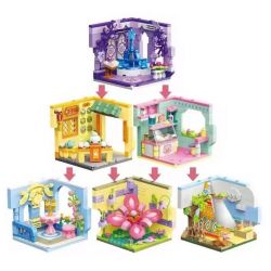 QMAN ENLIGHTEN KEEPPLEY 72031 non  MINI WORLD HỘP MÙ CẢNH LOẠT THẾ GIỚI NHỎ CỦA CÔ GÁI bộ đồ chơi xếp lắp ráp ghép mô hình Movie & Game HELLO MINIWORLD MY LITTLE GIRLS Phim Và Trò Chơi