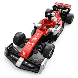 RASTAR 92300 non  ALFA ROMEO F1 C42 1:24 tỷ lệ 1:24 bộ đồ chơi xếp lắp ráp ghép mô hình Speed Champions Racing Cars 2022 ALFA ROMEO F1 C42 Đua Xe Công Thức 340 khối