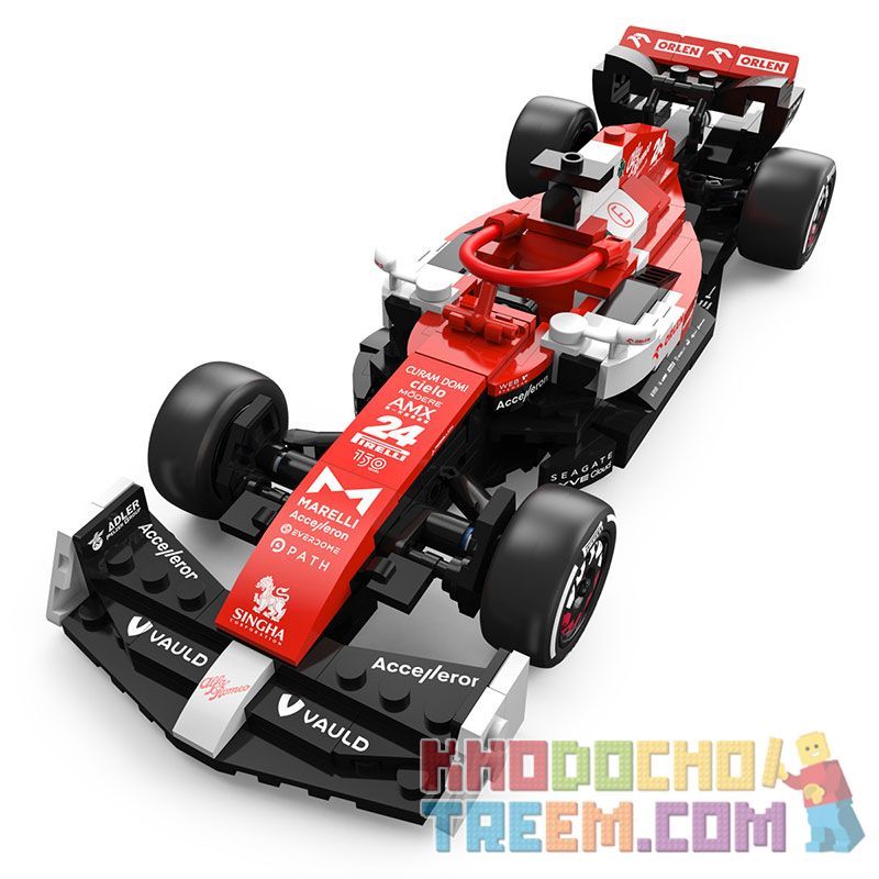 RASTAR 92300 non  ALFA ROMEO F1 C42 1:24 tỷ lệ 1:24 bộ đồ chơi xếp lắp ráp ghép mô hình Speed Champions Racing Cars 2022 ALFA ROMEO F1 C42 Đua Xe Công Thức 340 khối
