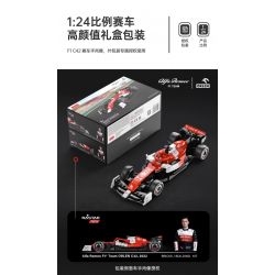 RASTAR 92300 non  ALFA ROMEO F1 C42 1:24 tỷ lệ 1:24 bộ đồ chơi xếp lắp ráp ghép mô hình Speed Champions Racing Cars 2022 ALFA ROMEO F1 C42 Đua Xe Công Thức 340 khối