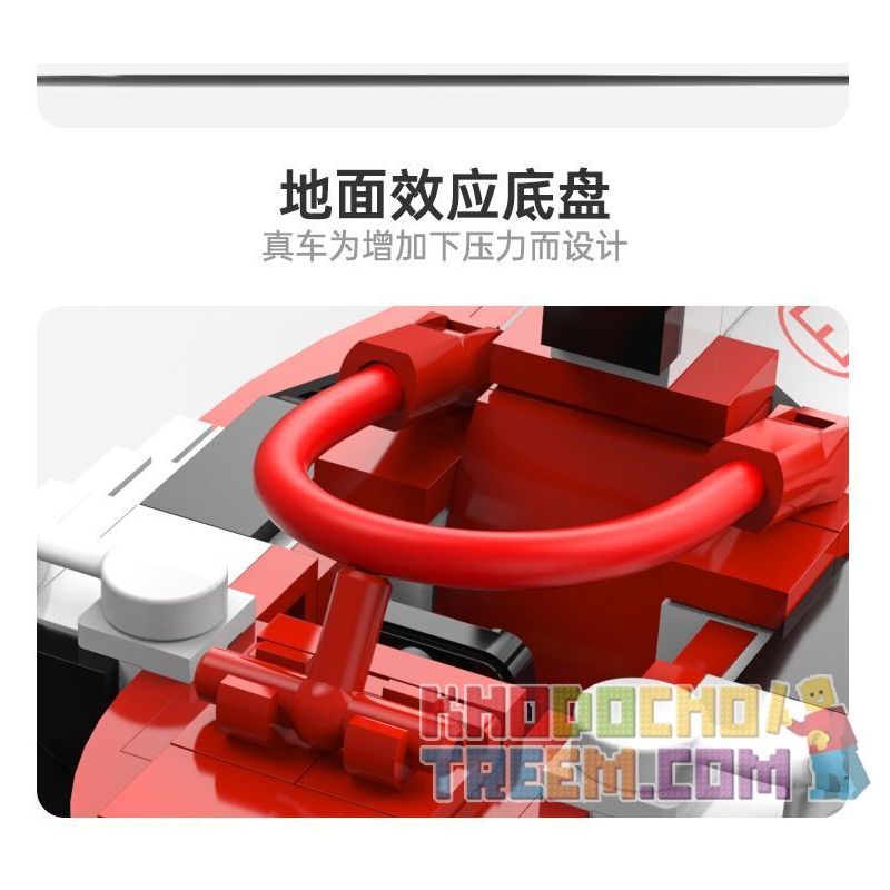 RASTAR 92300 non  ALFA ROMEO F1 C42 1:24 tỷ lệ 1:24 bộ đồ chơi xếp lắp ráp ghép mô hình Speed Champions Racing Cars 2022 ALFA ROMEO F1 C42 Đua Xe Công Thức 340 khối