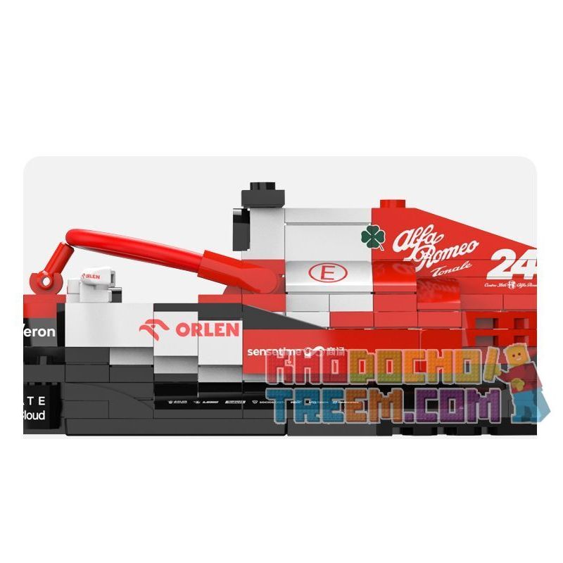 RASTAR 92300 non  ALFA ROMEO F1 C42 1:24 tỷ lệ 1:24 bộ đồ chơi xếp lắp ráp ghép mô hình Speed Champions Racing Cars 2022 ALFA ROMEO F1 C42 Đua Xe Công Thức 340 khối