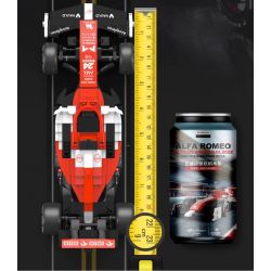 RASTAR 92300 non  ALFA ROMEO F1 C42 1:24 tỷ lệ 1:24 bộ đồ chơi xếp lắp ráp ghép mô hình Speed Champions Racing Cars 2022 ALFA ROMEO F1 C42 Đua Xe Công Thức 340 khối