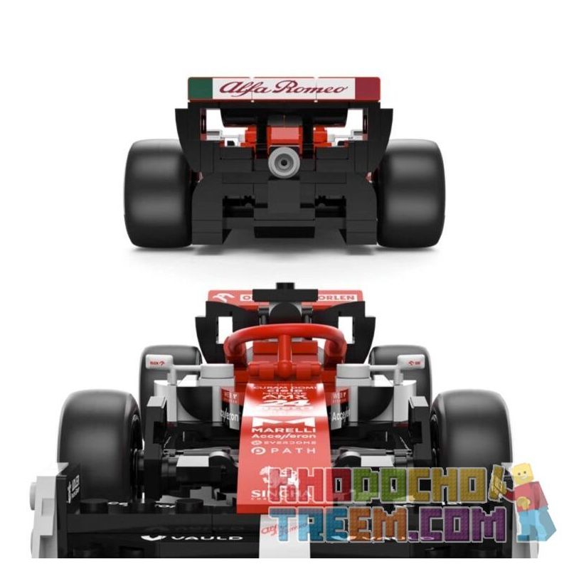 RASTAR 92300 non  ALFA ROMEO F1 C42 1:24 tỷ lệ 1:24 bộ đồ chơi xếp lắp ráp ghép mô hình Speed Champions Racing Cars 2022 ALFA ROMEO F1 C42 Đua Xe Công Thức 340 khối